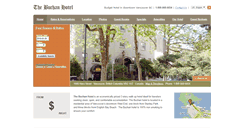 Desktop Screenshot of buchanhotel.com